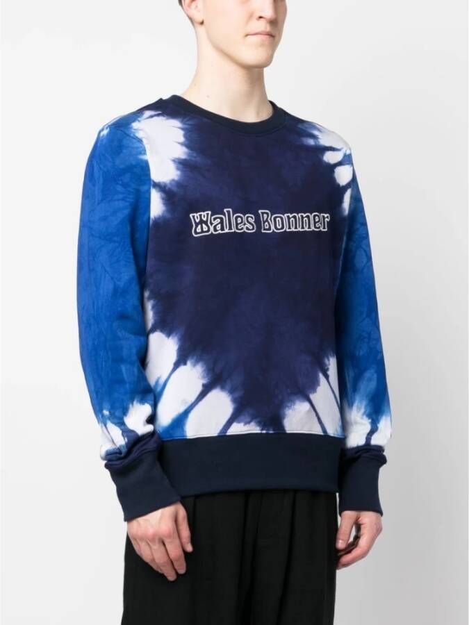 Wales Bonner Sweatshirt Blauw Heren
