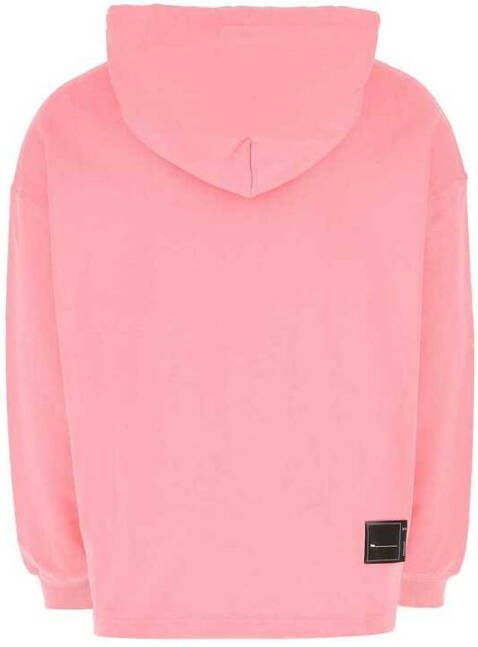 We11Done Roze katoenen sweatshirt Roze Heren