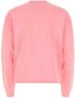 We11Done Roze katoenen oversized t-shirt Roze Dames - Thumbnail 2