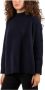 Max Mara Blauwe Wollen Coltrui Blauw Dames - Thumbnail 2