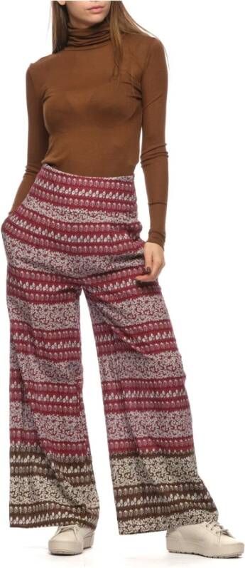 Weili Zheng Swzpl87 Trousers Rood Dames