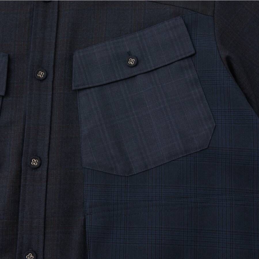 White Mountaineering Shirts Blauw Heren