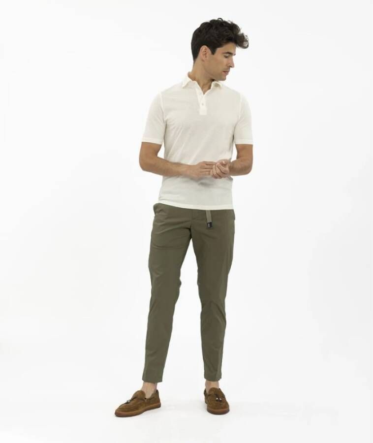 White Sand Chinos Groen Heren