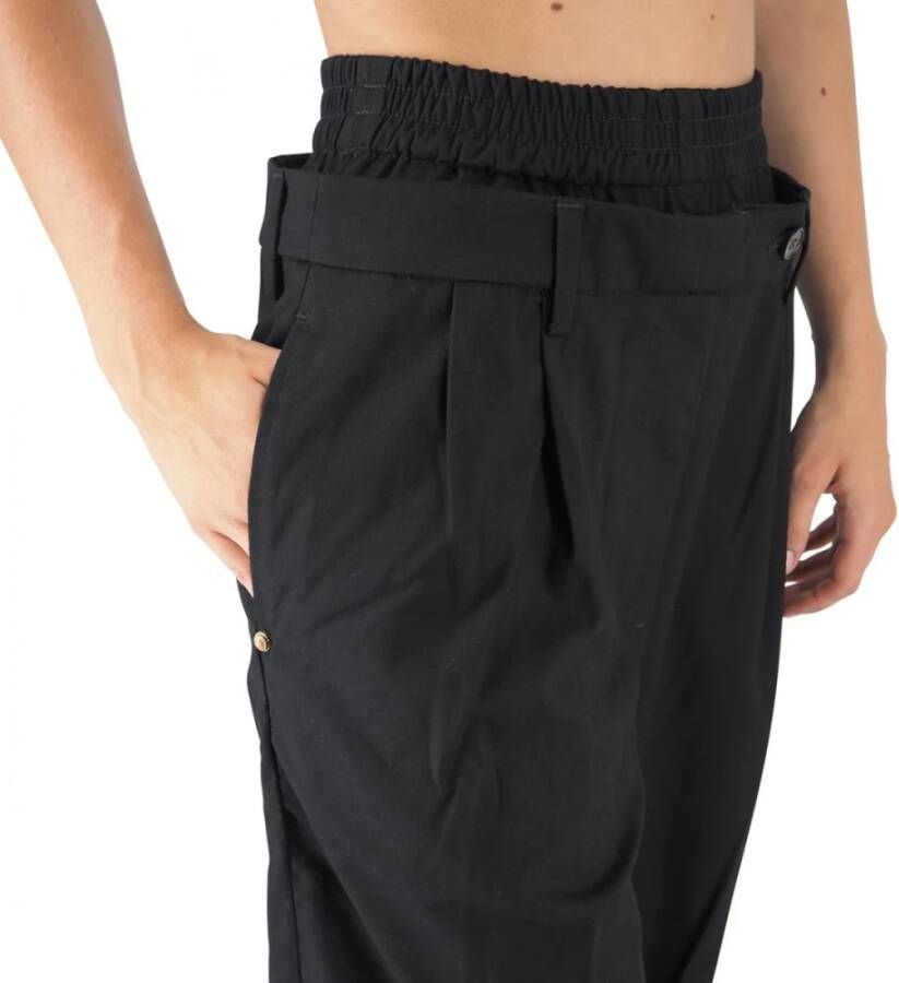 White Sand Joan Palazzo Broek Zwart Dames