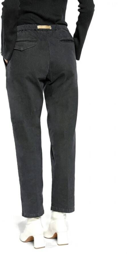 White Sand Trousers Zwart Dames