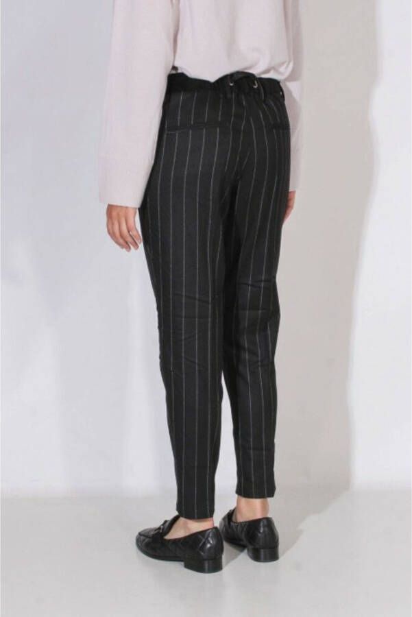 White Sand Trousers Zwart Dames