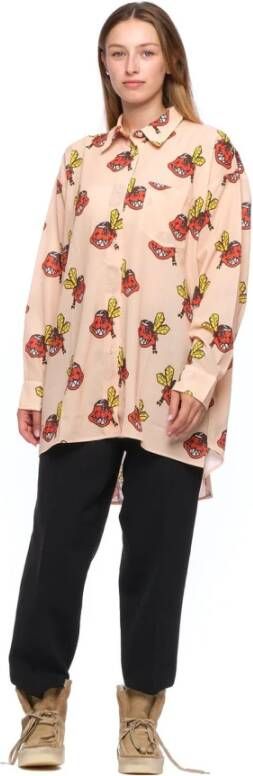 White Shirts Roze Dames