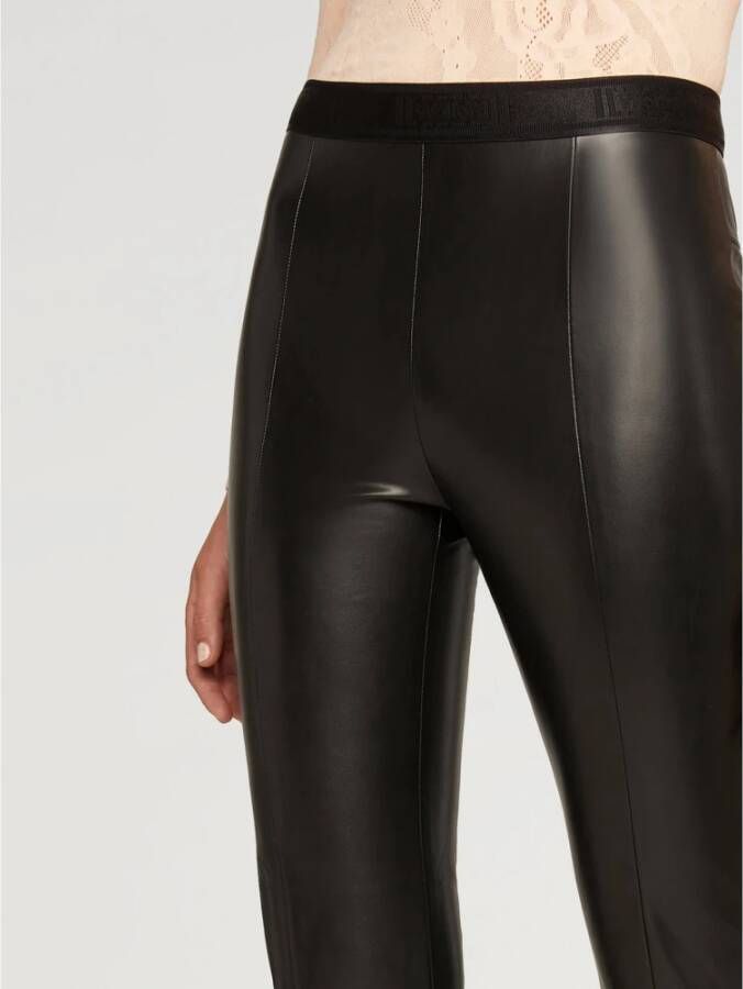 Wolford Leather Trousers Zwart Dames