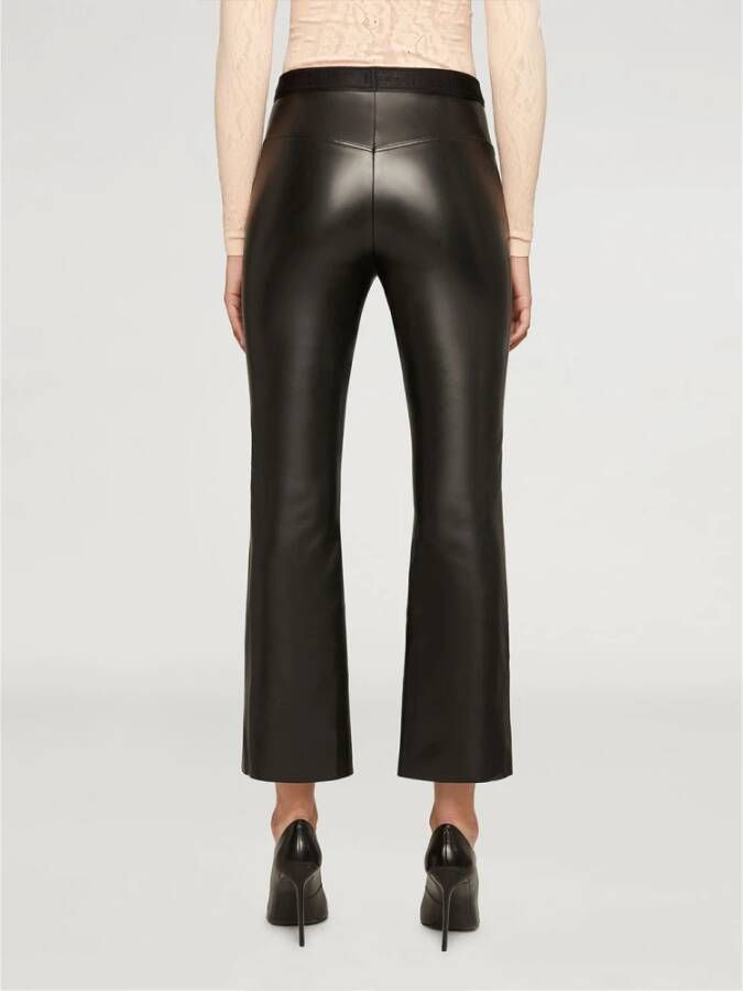 Wolford Leather Trousers Zwart Dames