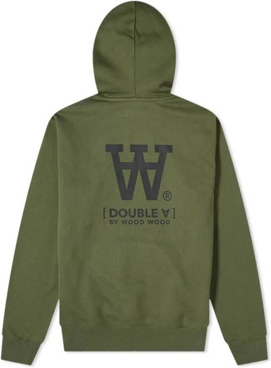 Wood Ian Hoody -L Groen Heren