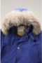 Woolrich Arctic Anorak Heren Windjack met Afneembare Bontafwerking Blauw Heren - Thumbnail 2