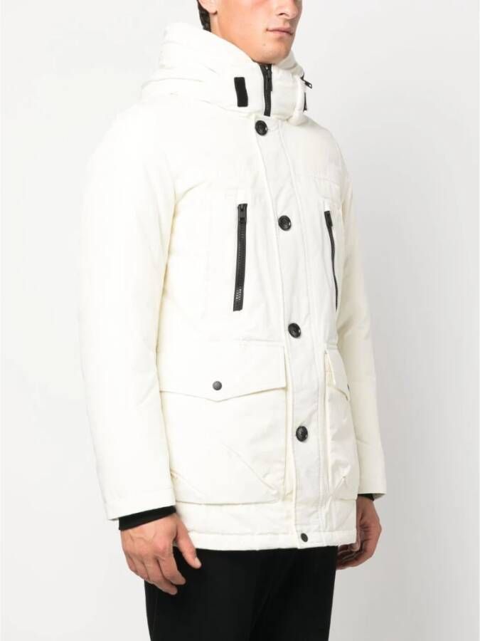 Woolrich Arctic Parka: Hoogwaardige jas met Polygiene-technologie Wit Heren