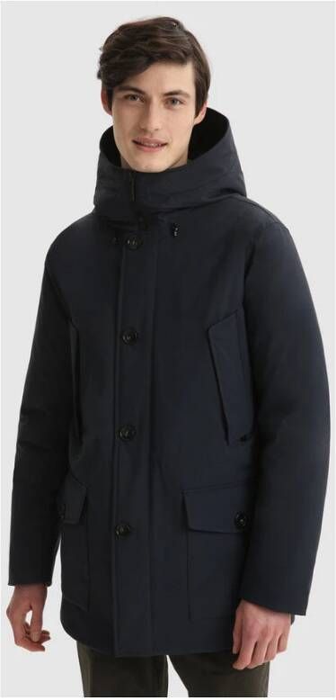 Woolrich Arctic Stretch Parka Blauw Heren