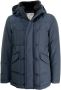 Woolrich Blauwe Blizzard Field Jacket Blauw Heren - Thumbnail 2