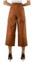 Woolrich Bruine katoenen broek met hoge taille Bruin Dames - Thumbnail 2