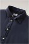 Woolrich Casual Linnen Overhemd Blauw Heren - Thumbnail 2