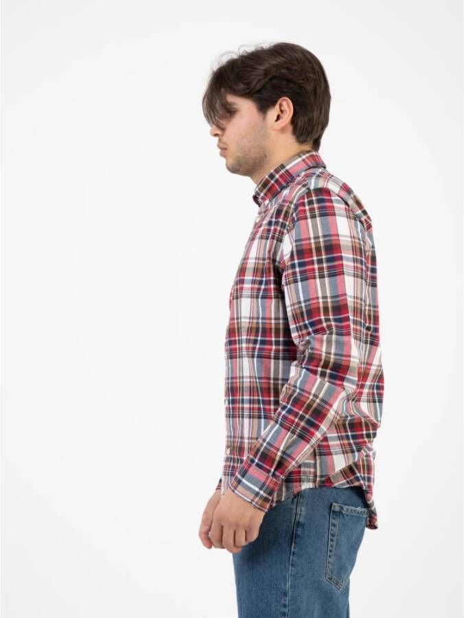 Woolrich Casual Shirts Rood Heren