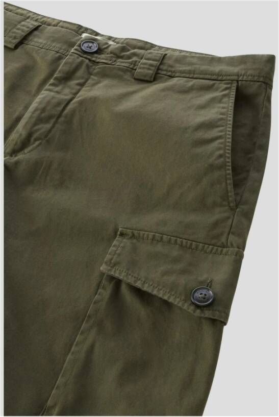 Woolrich Klassieke Cargo Shorts Groen Heren