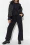 Woolrich Zwarte donsjas met verborgen drukknopen Black Dames - Thumbnail 3