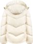 Woolrich Beige Donsjas met Afneembare Capuchon White Dames - Thumbnail 2