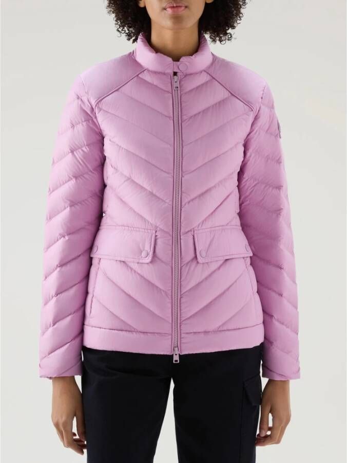 Woolrich Trendy donsjack Roze Dames