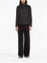 Woolrich Zwarte donsjas met verborgen drukknopen Black Dames - Thumbnail 2