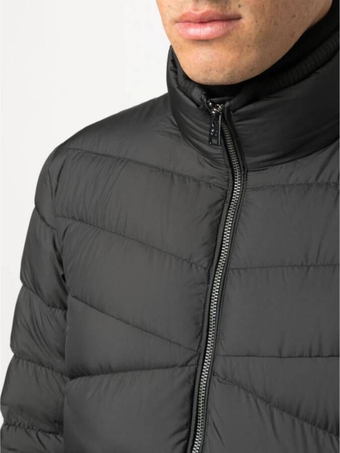 Woolrich Zwarte donsjas voor heren Zwart Heren