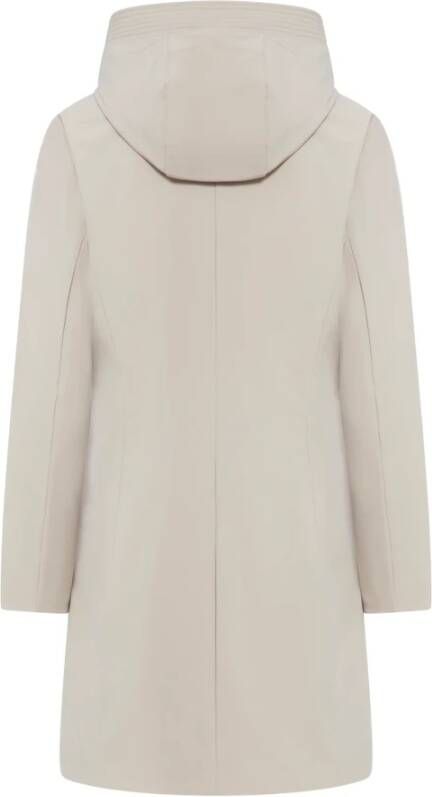 Woolrich Functionele en vrouwelijke bruine jassen Beige Dames