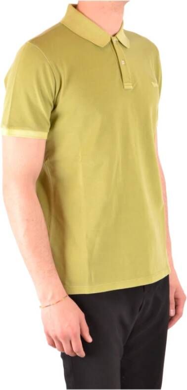 Woolrich Gele Varsity Gestreepte Polo Shirt Yellow Heren
