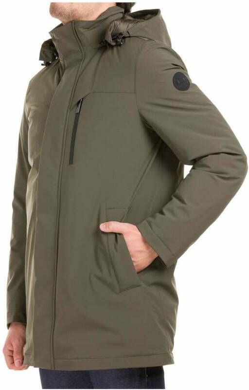 Woolrich Lichtgewicht Jas Groen Heren