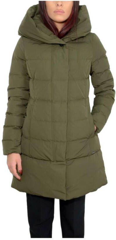 Woolrich Groene Puffy Prescot Parka Groen Dames