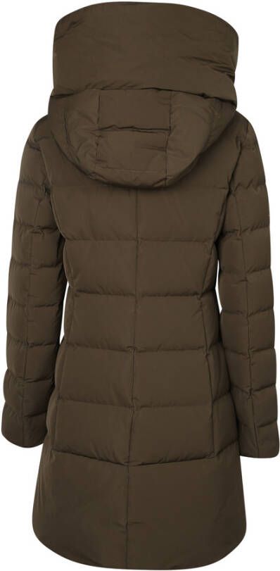 Woolrich Groene Puffy Parka Groen Dames