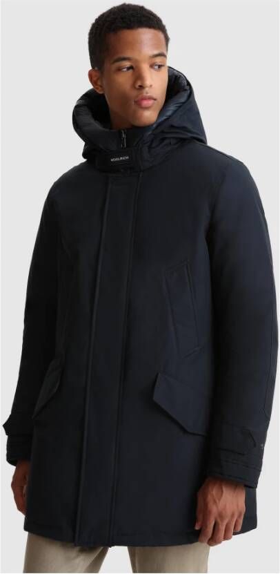 Woolrich Hoge Kraag Polar Parka XXS Blauw Heren