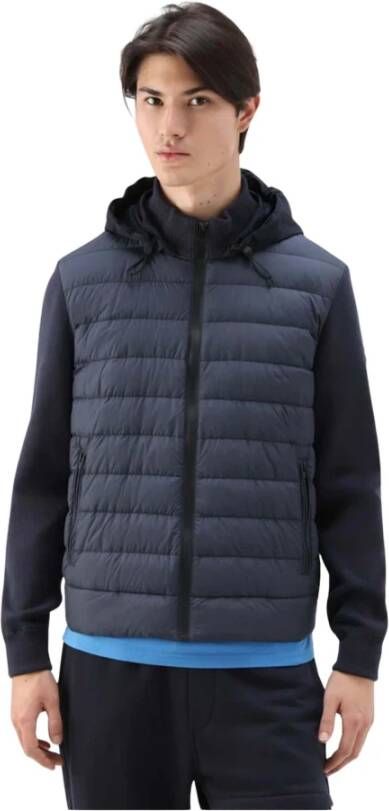Woolrich Donkerblauwe Jas Cfwoou0696Mrut2635 Blauw Heren
