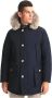 Woolrich Heren Arctic Parka met Afneembare Bontkraag Melton Blue Blauw Heren - Thumbnail 6