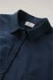 Woolrich Klassieke Katoenen Midi Jurk Blauw Dames - Thumbnail 2