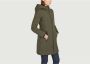 Woolrich Khaki Waterdichte Parka met Capuchon Groen Dames - Thumbnail 2