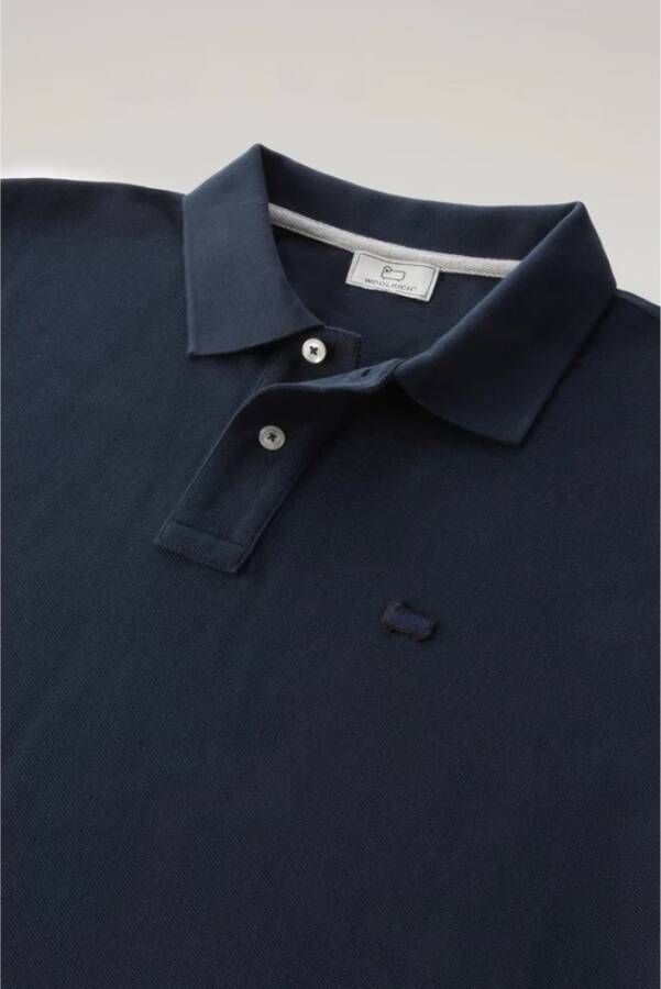 Woolrich Polo Shirt Blauw Heren