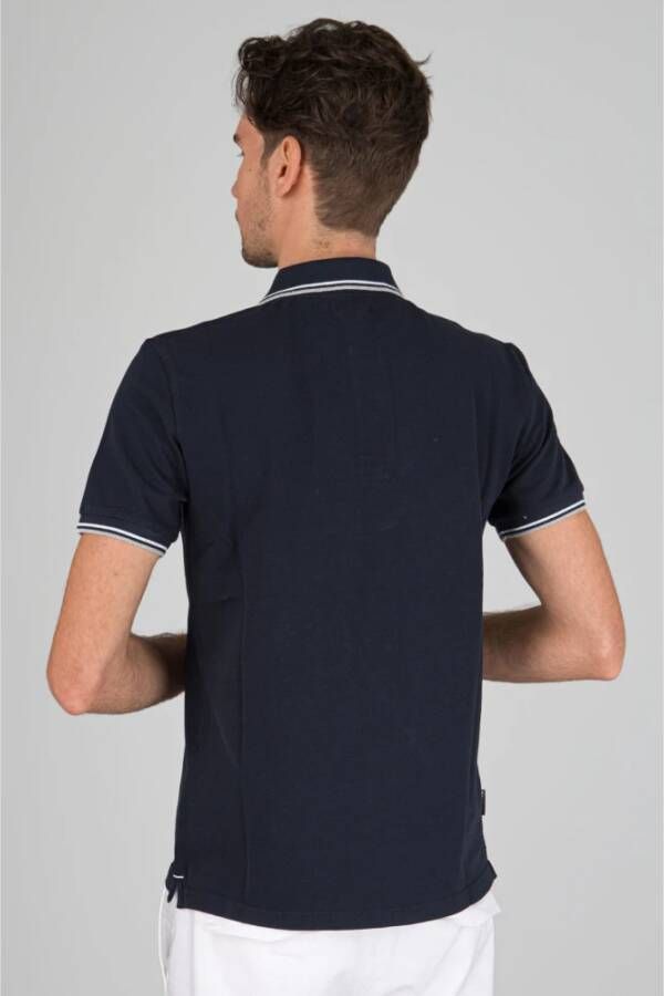 Woolrich Kust Polo Blauw Heren
