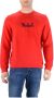 Woolrich Essential Ronde Hals Sweatshirt voor Heren Rood Heren - Thumbnail 2