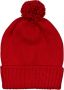 Woolrich Rode Serenity Beanie Hat Rood Unisex - Thumbnail 2