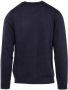 Woolrich Gezellige en stijlvolle gebreide trui met ronde hals Blauw Heren - Thumbnail 2