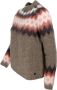 Woolrich Bruine Gebreide Trui met Fair Isle Patroon Brown - Thumbnail 4