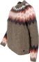 Woolrich Bruine Gebreide Trui met Fair Isle Patroon Brown Dames - Thumbnail 4