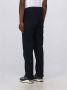 Woolrich Blauwe Broek Logo Zijzakken Blue Heren - Thumbnail 4