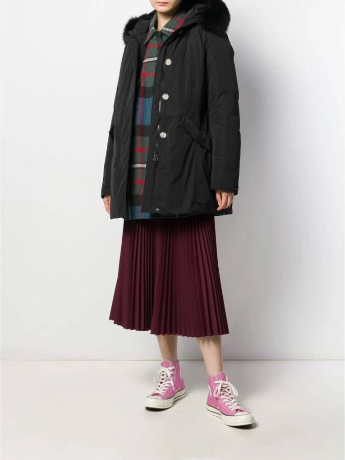 Woolrich Stijlvolle Winterjassen Black Dames