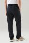 Woolrich Blauwe Broek Logo Zijzakken Blue Heren - Thumbnail 2