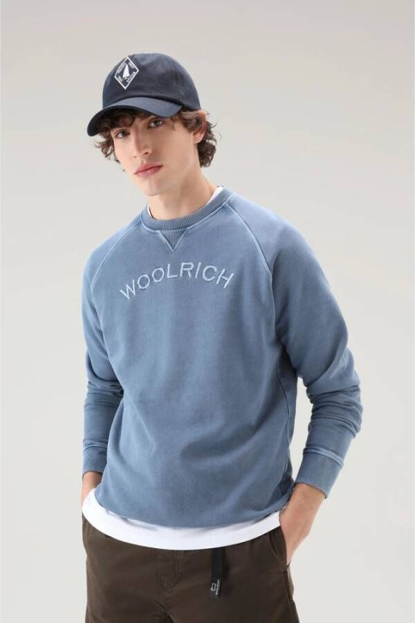 Woolrich Sweatshirts Blauw Heren