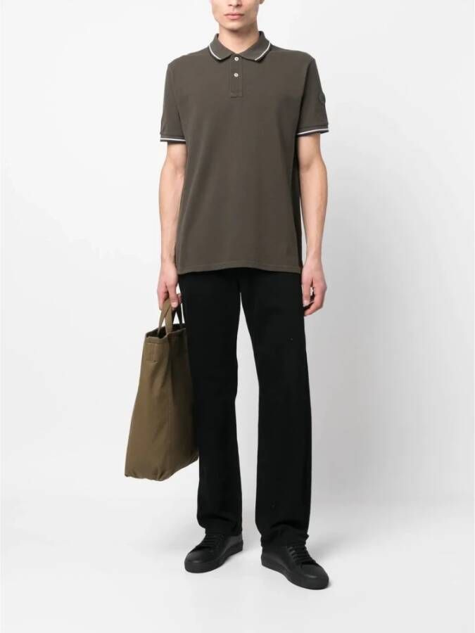 Woolrich T-Shirts Groen Heren
