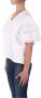 Woolrich Witte katoenen T-shirt met geborduurde ballonmouwen White Dames - Thumbnail 3